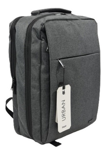 Mochila Porta Notebook Porta Tablet Biwo Color Gris