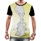 Camisa Camiseta American Dad Stan Roger Animação Adulta Hd 1