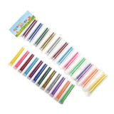 Set 12 Colores Pigmentos Glitter En Tubo