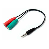 Cable Adaptador 3.5mm Audio Macho A Auricular Microfono Game
