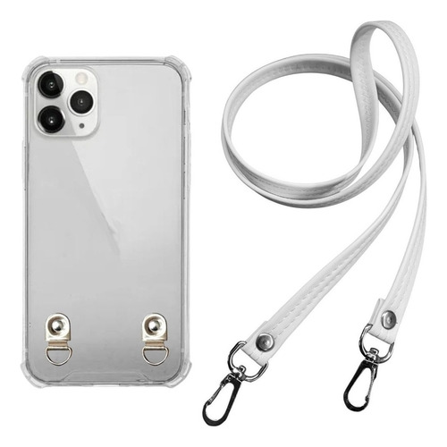 Funda Colgante Reforzada Cuerina Cosida Para iPhone 14 Pro