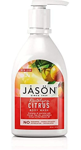 Jason 30 Oz Revitalizante Citrico Puro Natural Gel De Baño