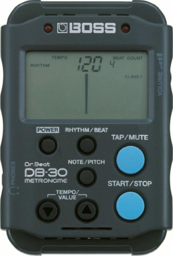 Boss Db-30 Metrónomo Portátil, Db-30, Negro