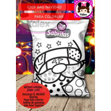 100 Dulcero Navidad Digital Chip Bag Imprime Para Colorear