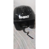 Caco Shiro Sh- 50 Abierto ,falta Visera Color Negro Muy Buen