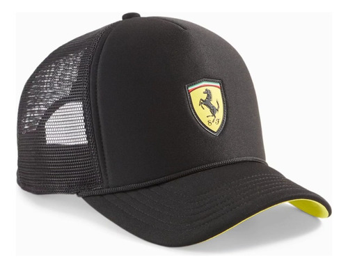 Jockey Scuderia Ferrari F1 Gorra Curva Malla Negra