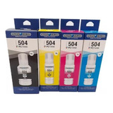 Pack 4 Tintas 504 Epson Alternativas Premium Tinta Negro/amarillo/cyan/magenta