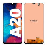 Tela Frontal Display Touch Compatível  Galaxy A20 A205 S/aro