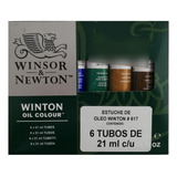 Caja C/6 Tubos De Oleo De 21ml Winton Winsor N Newton 