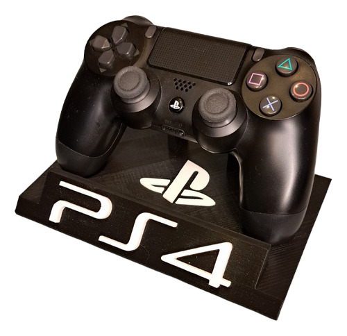 Base Soporte Joystick Ps4 Premium Logo Playstation 3d