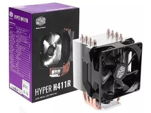 Cooler Hyper H411r Led Branco P/ Cpu Intel 775 1150 1156