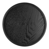 Plato Madera 1 Pieza 27 Cm Negro 6568291