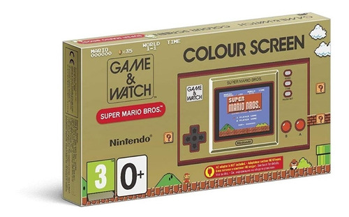 Nintendo Game & Watch Super Mario Bros. Color  Rojo Y Dorado