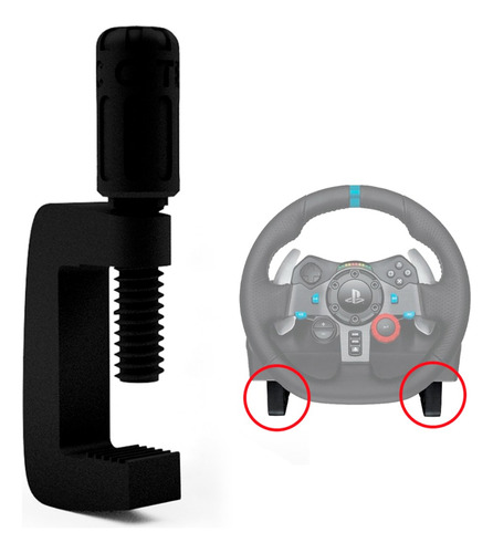 1x Presilha + 1x Parafuso Grampo Compatível Volante Logitech