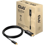 Club 3d 6ft 4k 60hz Hdmi To Usb Type C Video Cable Black Vvc