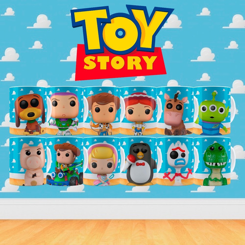 25 Tazas Personalizadas Sublimadas  Plasticas Toy Story