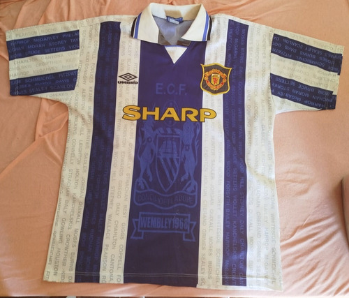 Camisa Manchester United 95/96 Umbro Terceiro Uniforme