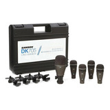 Kit De Micrófono Con Batería Samson Dk705, 05 Piezas De Fijación Con Clip