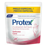 Sabonete Líquido Íntimo Delicate Care Protex Sachê 140ml