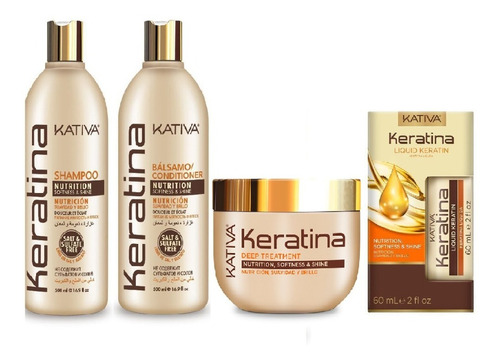 Kit Kativa Keratina Nutricion - mL a $126