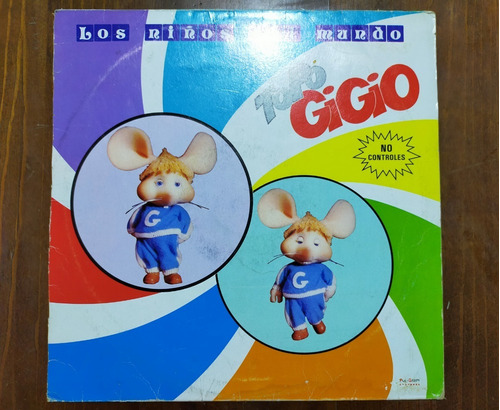 Topo Gigio Disco Lp Los Niños Del Mundo Año-1987