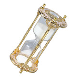 Reloj De Arena Envejecido, Elegante, Metálico, 15 Minutos