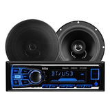 638bck Car Stereo Paquete Single Din Bluetooth No Cd Dv...