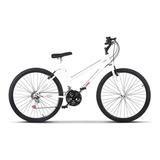 Bicicleta Ultra Bikes Feminina Aro 26 18 Marchas Branco