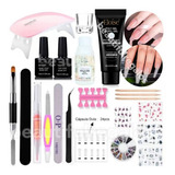 Kit Polygel Decoracion Uñas Acrilicas Manicuria Base Y Top