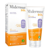 Midermus Sol Protector Solar Con Vitamina B3 Fps50 X 70 G