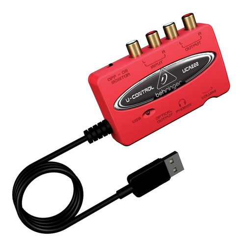 Interfaz De Audio Usb Uca222 2entra/2salid De Ultra Baja