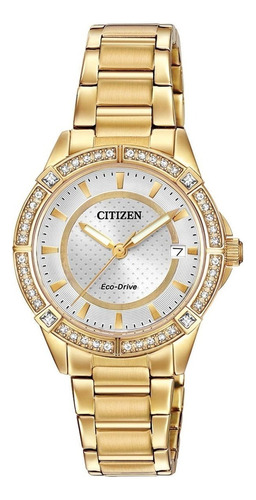 Fe6062-56a Reloj Citizen Sphere Eco Drive 34mm Dorado