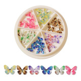Encantos De Uñas 3d Mini Mariposa Decoración De Uñas