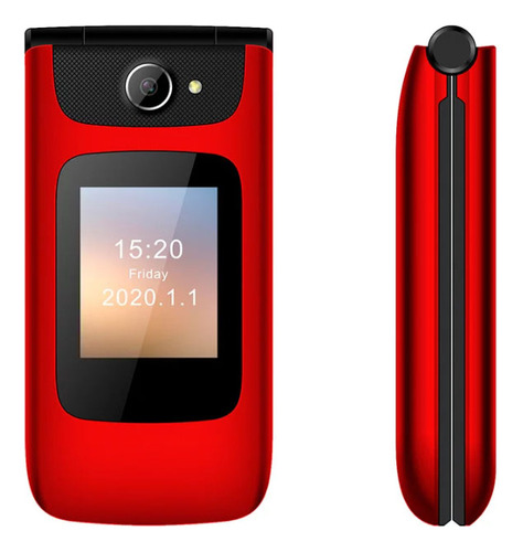 Telefono Senior Introtech 4g Clamshell Rojo