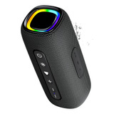 Bocina Bluetooth Portátil Altavoz Impermeable Con Rgb Luces