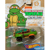 Carros Hot Wheels Tortugas Ninja, Mike, Miguel Angel