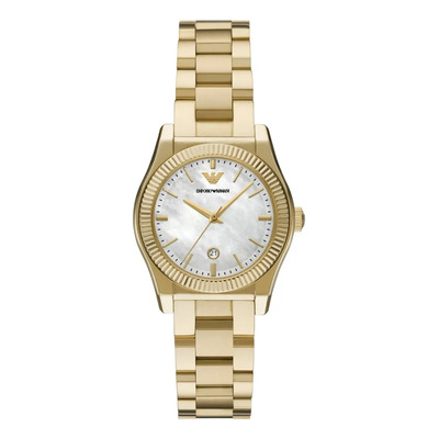 Reloj Mujer Armani Ar11657 De Acero Dorado Fondo Nácar | Envío gratis