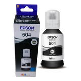 Tinta 504 Negra Original Para Epson L6191 L6171 L6161 L4150