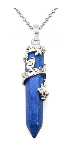 Collar Dragon Cuarzo Lapislazuli + Estuche Tureloj