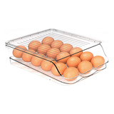 Rejilla Plástico Para Huevos Para Refrigerador Apilable