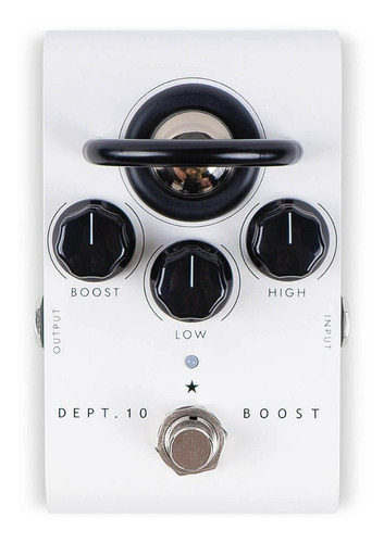 Pedal Valvular Blackstar Dept.10 Boost 1 Canal Color Blanco