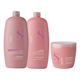 Shampoo 1lt Nutrición + Mask + Acondicionador Alfaparf 