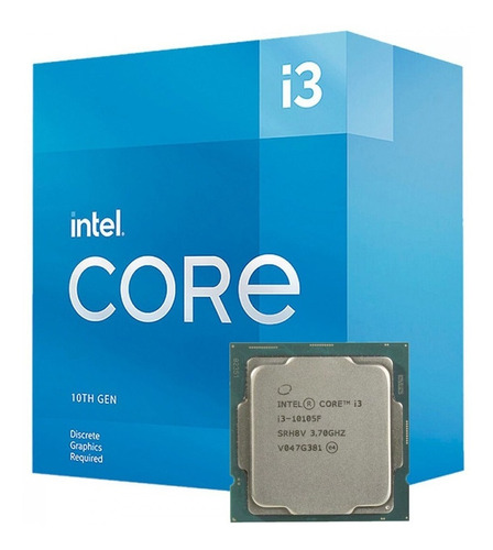 Processador Intel Core I3 10105f 3.7ghz Lga 1200 10ª Geração