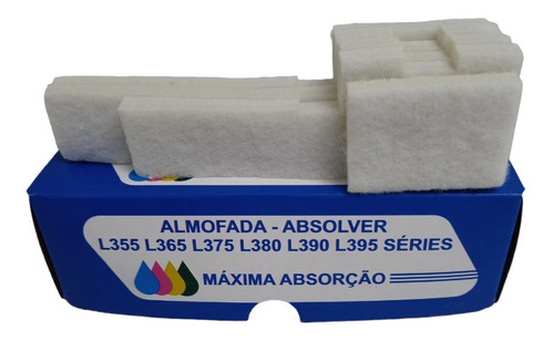 Almofada Esponja Feltro Epson L395 L396 L455 L355 L365 L380