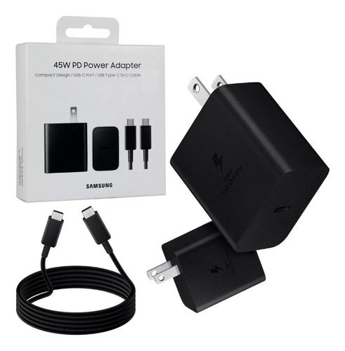 Cargador Samsung Zflip 4 Original De 45w C/ Cable Tipo C A C