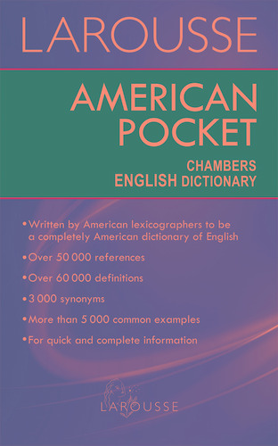 American Pocket Chambers English Dictionary, De Higgleton, Elaine. Editorial Larousse, Tapa Blanda En Inglés, 1999