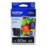 Cartridge Lc60bk Brother Negro Original J125-j140w-j410