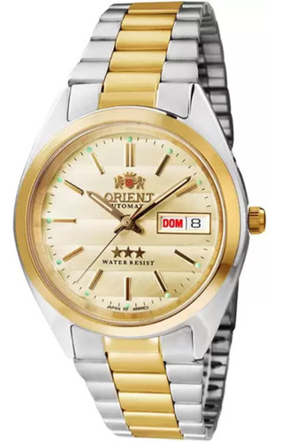Relógio Orient Masculino Automático Bicolor 469wc1f C1sk