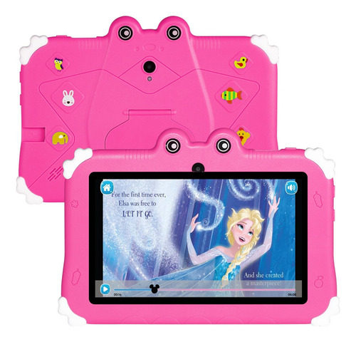 Tablet Para Learnin Niños 8 Pulgadas 6g+128g Android 11 Color Rosa
