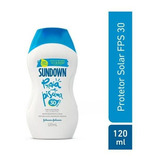 Protetor Solar Praia E Piscina Sundown 30fps Uva E Uvb 120ml